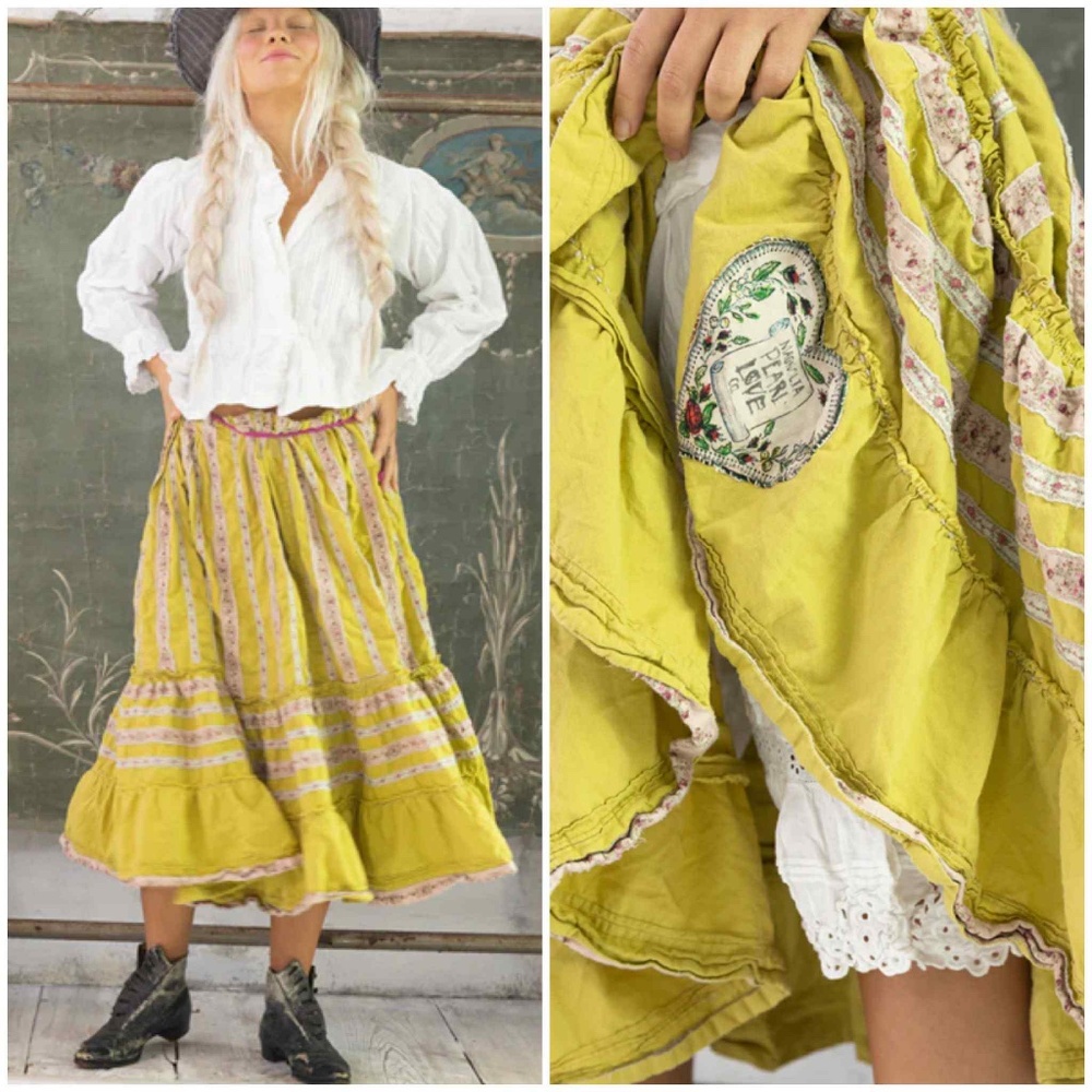 Magnolia Pearl Rose Ribbon Vara Skirt